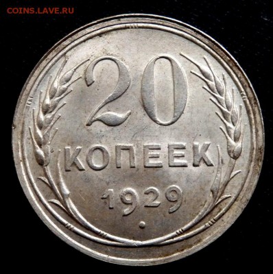 20 копеек 1929 года округлые СССР оценка - P9030395.JPG