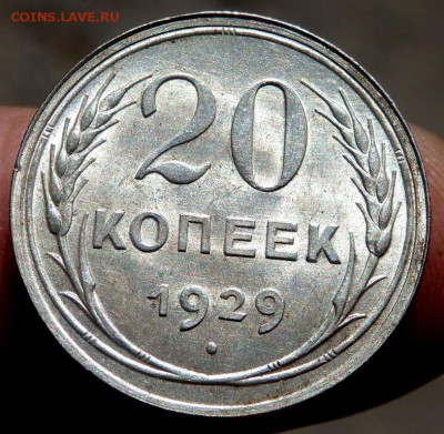 20 копеек 1929 года округлые СССР оценка - P9030405.JPG