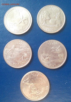 4 доллара) разных годов на обмен. - 2004