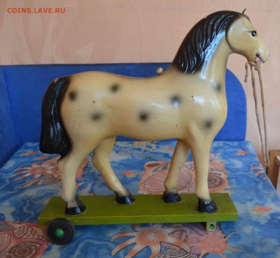 Игрушка конь 1974 года СССР,ржущий. - DSC_8667.JPG