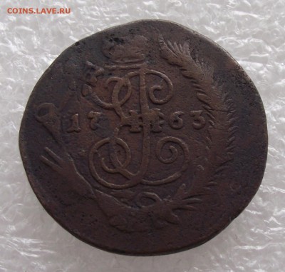 2 копейки 1763 СПМ,перечекан с барабанов,до 7.09,в 22.00мск - DSCF3275.JPG