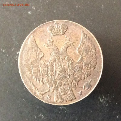 10 грошей 1840г Россия для Польши - image