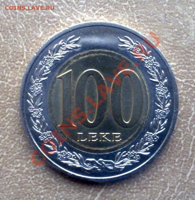 Албания 100 леков 2000 Королева Тевта(биметалл) 09.12 21.00 - Албания-1