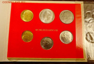 ВАТИКАН - годовой набор 1981 г. буклет до 11.09, 22.00 - Ватикан набор Anno III_2