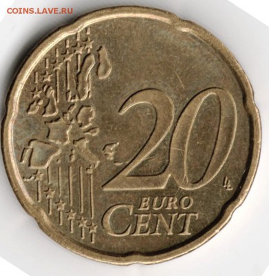 Финляндия. 20 евроцентов 1999 г. до 24.00 11.09.16 г. - Scan-160903-0028
