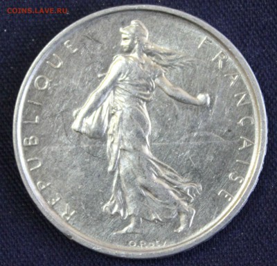 С 1 руб. ФРАНЦИЯ 5 франков 1963г.В БЛЕСКЕ. до 11.09 в 22-00 - IMG_3064.JPG