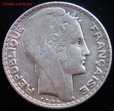 Франция_10 франков 1931. Серебро; до 06.09_22.02мск - 12580