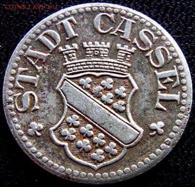 Германия. Город Кассель_10 пфеннигов 1919; до 06.09_22.25мск - 10416