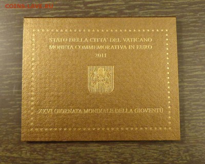 ВАТИКАН - 2 евро ГОД КАТОЛ. МОЛОДЕЖИ В МАДРИДЕ 13.09, 22.00 - Ватикан 2011 Год католической молодежи в Мадриде - 1
