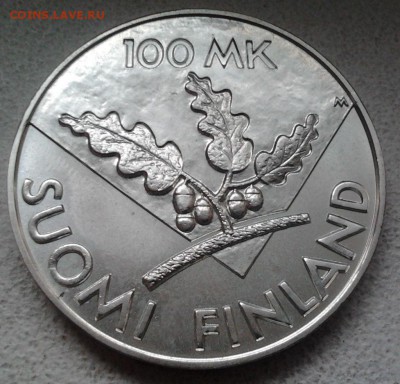 Финляндия 100 марок 1995 50-летие ООН, до 14.09.16 в 22:00 - 4385