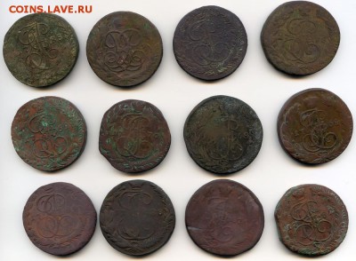 5 копеек Е-II (12шт) до 11.09.16 в 22-00 по мск - 1588