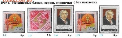 СССР 1969. ФИКС - 1.1969. Блоки, марки