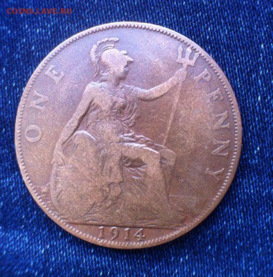 1 пенни 1914,Великобритании,до 11.09. - FRbKjMvyWKI