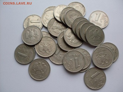 МОНЕТЫ 1999г: 1руб спмд-25шт ,1руб ммд-29шт, 2руб спмд-16шт - SDC12447.JPG