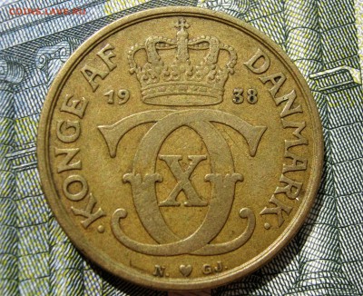 ДАНИЯ 1 крона 1938. РЕДКАЯ. 15.09.2016. - 034.JPG