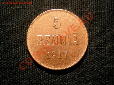Русская Финляндия 5 пенни 1917г. до 09.12.10 в 22:00 МСК - PC070014.1