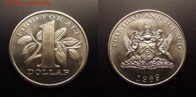 МОНЕТЫ МИРА 09-16 - Тринидад и Тобаго – 1 доллар (1969) «ФАО» (d-32мм)