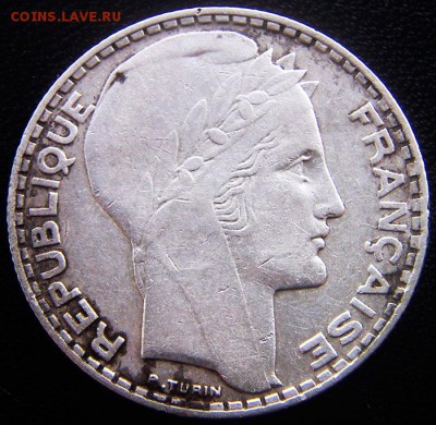 Франция_10 франков 1934. Серебро; до 12.09_22.15мск - 12593