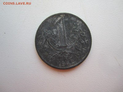 с 30 руб. 1 крона Чехия 1942 г. до 18.09.16 20.00 мск - axL7RailBwA