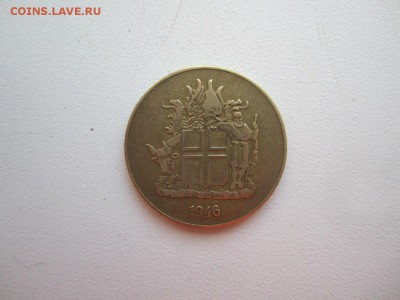 с 30 руб. 1 крона Исландия 1946 г. до 18.09.16 20.00 мск - AgwG0Ec-Kmw