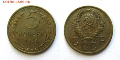 5 копеек 1956 год, до 18.09.16г (1) - 45