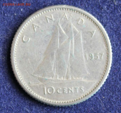 С 1 руб. КАНАДА 10с 1957г. ПАРУСНИК до 18.09 в 22-00 - IMG_3304.JPG