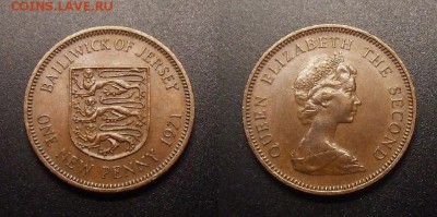 МОНЕТЫ МИРА 09-16 - Джерси – 1 нов. пенни (1971)