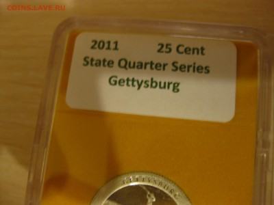 АМЕРИКА,25 центов 2011г(Gettysburg)!до 14.09.2016 - IMG_6201.JPG