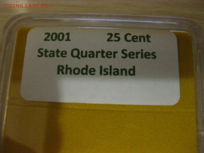 АМЕРИКА,25 центов 2001г(Rhode Island)!до 15.09.2016 - IMG_6232.JPG