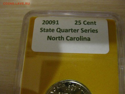 АМЕРИКА,25 центов 2001г(Norht Carolina)!до 15.09.2016 - IMG_6235.JPG