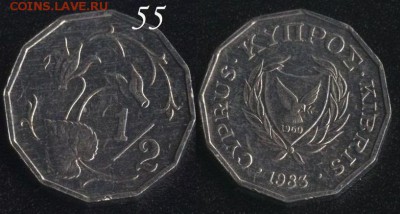 2 цента 1983 до 22:00мск 19.09.16 - Кипр 0.5-1983