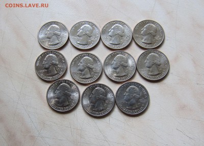 25ц. ПАРКИ США, ДВОР S №11-21 (BU, 11шт. ) 15.09. 22-00мск - S11_21_2