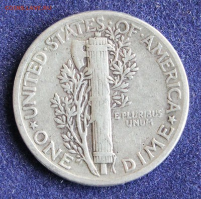 С 1 руб. USA ONE DIME 1944г. МЕРКУРИ до 19.09 в 22-00 - IMG_3269.JPG