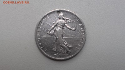 Франция 1 франк 1916 серебро отв. до 15.09.16 22-00 по мск - IMAG0160