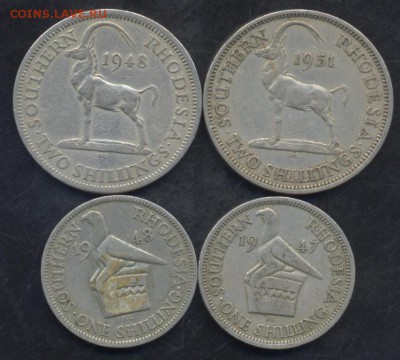 Южная Родезия шиллинг, 2 шиллинга 1947-51 г. - Родезия