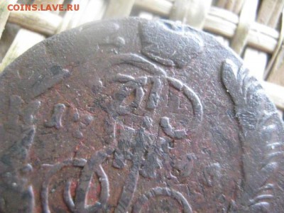 Копейка 1766 ММ. Двуглавый конь. Перечекан. До 19.09.2016г. - 19.09 025.JPG