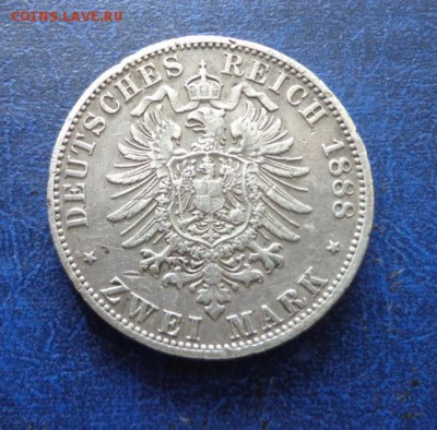 Пруссия 2 марки 1888 до 16.09. - DSC00507.JPG