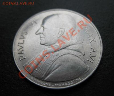Ватикан, 100 лир, до 14.12 в 21-30 мск - ват хл а