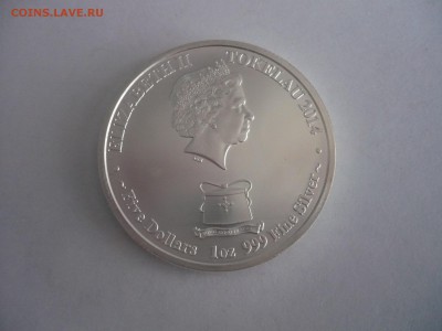 5 долларов Токелау 2014.Год лошади.Серебро 999 проба 18.09.2 - P1240770.JPG