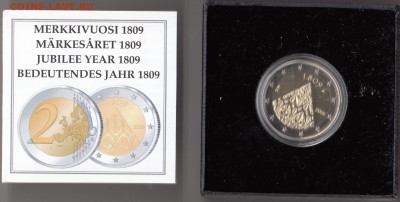 Финляндия 2 евро 2009 200 лет автономии  PROOF до 17.09.16 - 20 (1)
