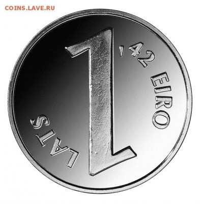 Латвия. Ходячка с изменённым дизайном - [23] 2013 Paritātes monēta 1 lats r