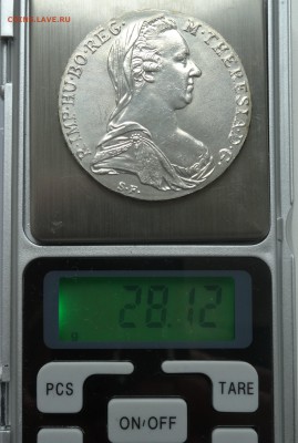 Талер Марии Терезии рестрайк 1780 г. определение подлинности - DSC05434.JPG