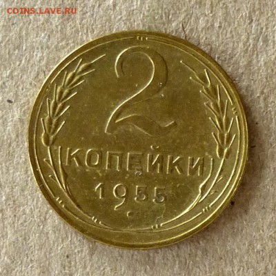 2 копейки 1955 год, до 21.09.2016г до 22.00 Мск (2) - P1040563