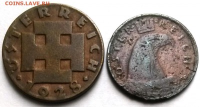 Австрия 2 гроша 1928г.  Окон 21.09.16 в 22.00 мск - австр