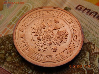 5 копеек 1911 медь. Красивая до 18.09 - DSCN6177.JPG