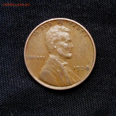1 цент 1938 США,до 18.09. - IZWbEvwsIno