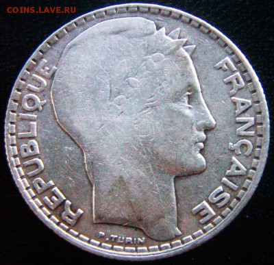 Франция_10 франков 1930. Серебро; до 16.09_22.00мск - 12577