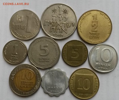 Израиль  10 монет 1980г.  Окон 22.09.16 в 22.00 мск - 1ф