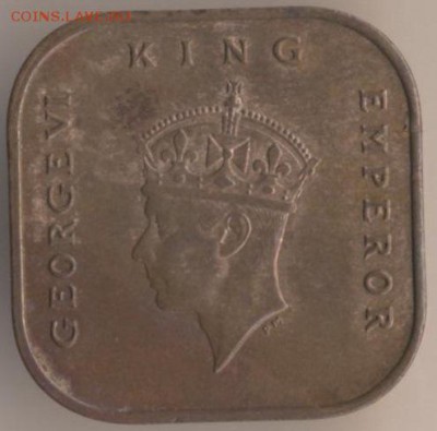 Индия 1 цент 1920 года - 10