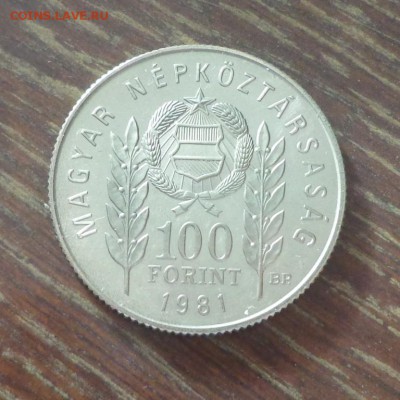 ВЕНГРИЯ - 100ф 1300 лет Болгарии пруфлайк до 23.09, 22.00 - Венгрия 100 ф 1300 лет Болгарии_1